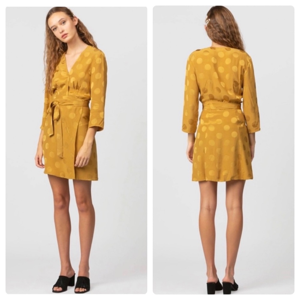 The Wolf Gang La Bamba Mini Wrap Dress